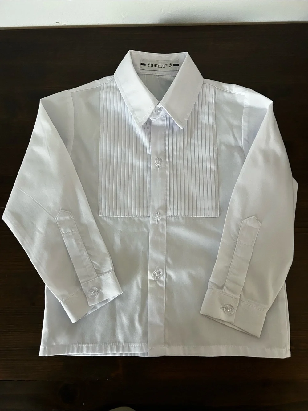 Classic Black Boys' Three-Piece Suit with White Shirt